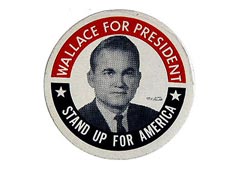 Значок в поддержку Джорджа Уоллеса на выборах президента США. 1968