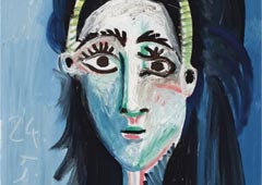 Пабло Пикассо. «Голова женщины (Жаклин)». 1963 (фрагмент)