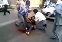 Кадр из видео, запечатлевшего убийство Неды Ага-Солтан