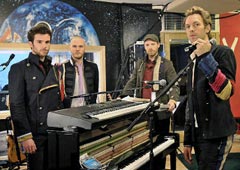 Coldplay в своей новой лондонской студии