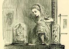 Джон Тенниел. Иллюстрация к 1-й главе «Алисы в Зазеркалье». 1871