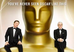 Фрагмент официального постера церемонии «Оскар-2010»