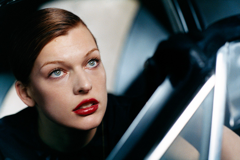 Peter Lindbergh Milla Jovovich, Italian Vogue, Downtown, Los Angeles, 05/2000