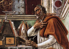 Сандро Боттичелли. Блаженный Августин. 1480 (фрагмент)