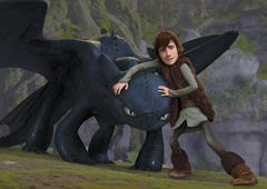 Кадр из мультфильма «Как приручить дракона»