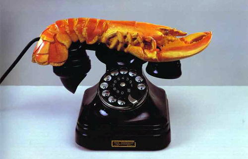 Сальвадор Дали. Телефон лобстер. 1938
