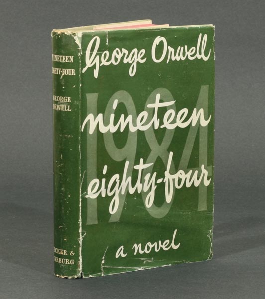 Джордж Оруэлл. «1984», первое издание (Secker & Warburg, Лондон, 1949)