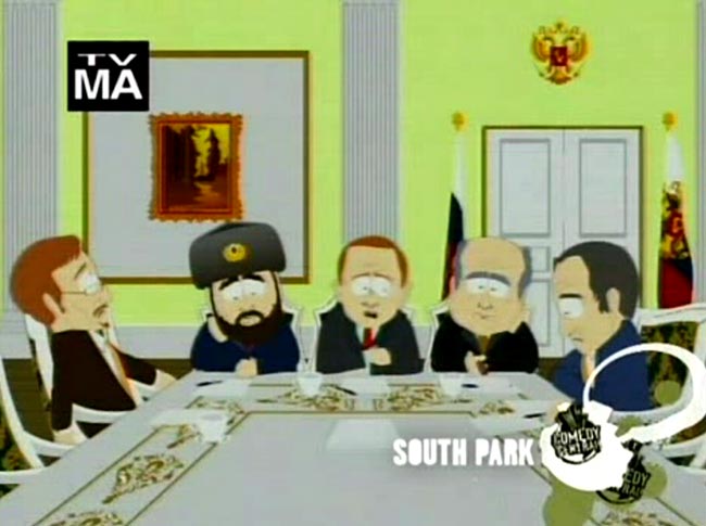 «2х2» вырезал сцену с Владимиром Путиным из серии мультфильма «Южный парк» Free Willzyx, показанной недавно на канале. На самоцензуре «2х2» поймал блогер dark_lawyer.