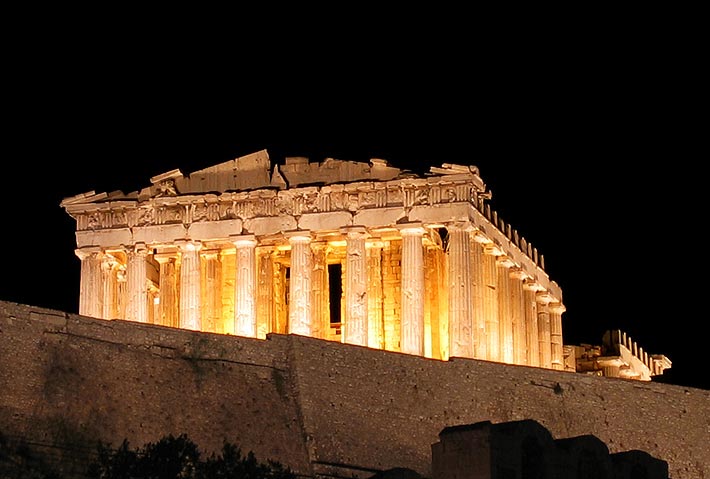 Афинский Акрополь с подсветкой - Stathis Stathakis