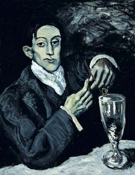 Пабло Пикассо. Портрет Анхеля Фернандеса де Сото. 1903