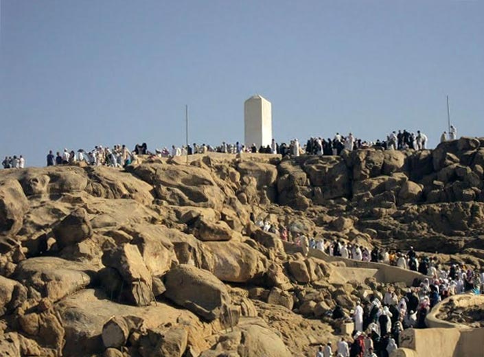 Гора Арафат неподалеку от Мекки. Здесь Мухаммед произнес свою последнюю проповедь.
