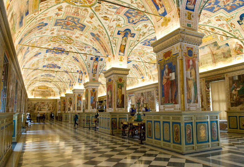 Сикстинский зал Библиотеки Ватикана