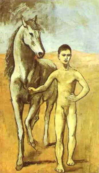 Пабло Пикассо. «Мальчик, ведущий лошадь». 1906