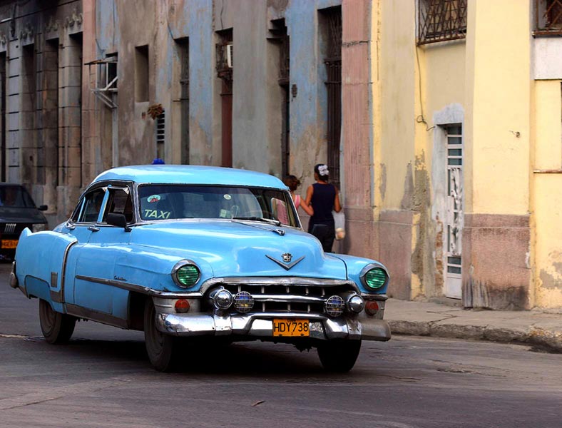 Такси на улице Гаваны
