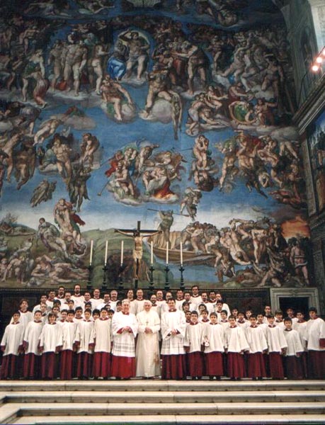 Хор Сикстинской капеллы Ватикана