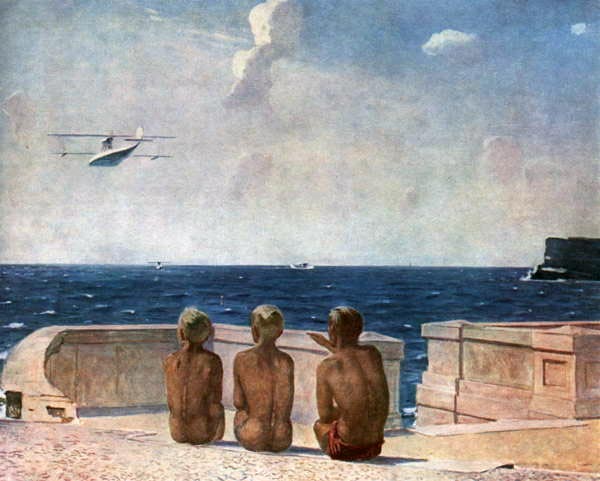 Александр Дейнека. «Будущие летчики». 1938