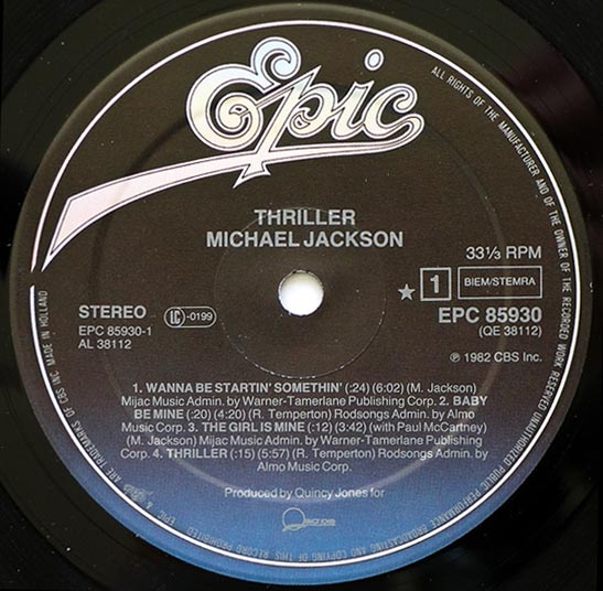 Телеканал MTV определил лучший музыкальный альбом в мире. Почти треть из 40 тысяч участников опроса отдали предпочтение диску «Thriller» Майкла Джексона.