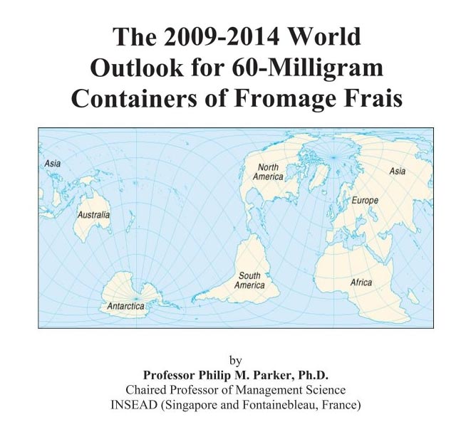 Книга «Мировой прогноз для 60-миллиграммовых контейнеров для творожного сыра на 2009–2014 годы» победила в конкурсе на самое странное книжное название, проводимом журналом Bookseller.