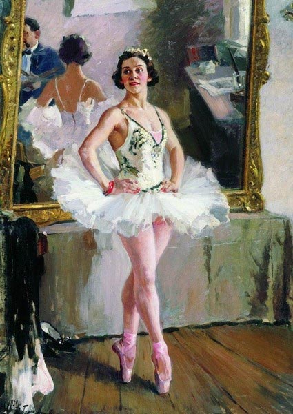 Александр Герасимов. «Балерина О. В . Лепешинская». 1939
