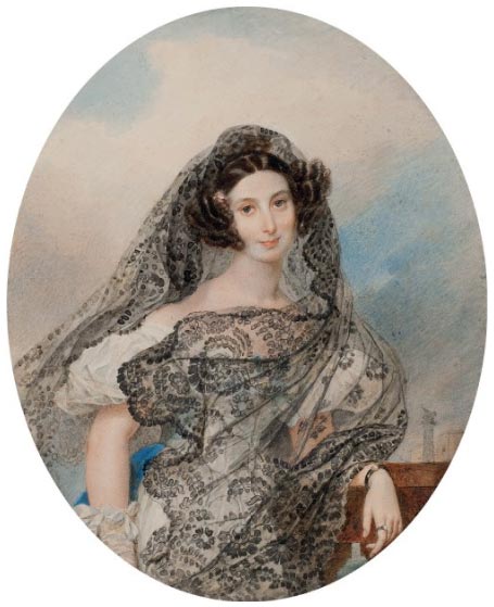 Карл Брюллов. Портрет Джованины Пачини. 1831