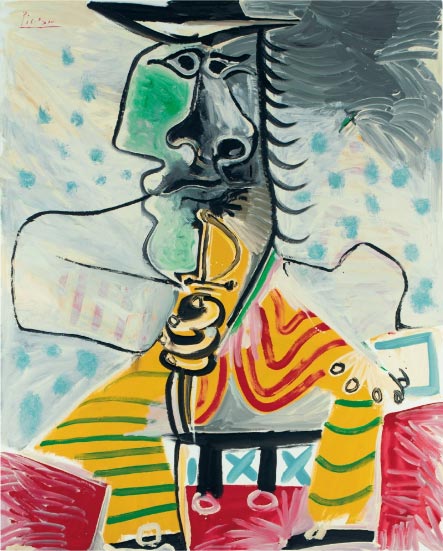 Пабло Пикассо. «Мужчина со шпагой». 1969