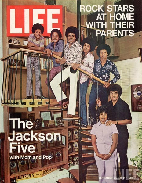 Jackson 5 на обложке журнала Life. 1971