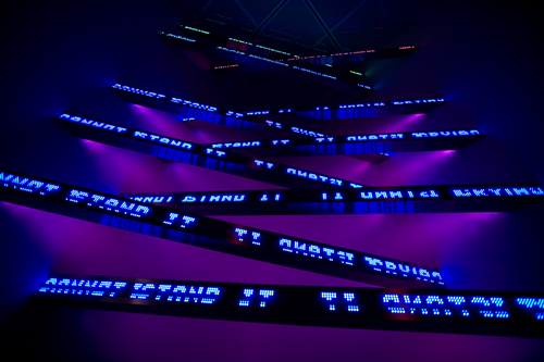 Jenny Holzer, Blue Cross, 2008