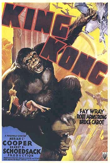 Афиша к фильму «Кинг-Конг» (1933)