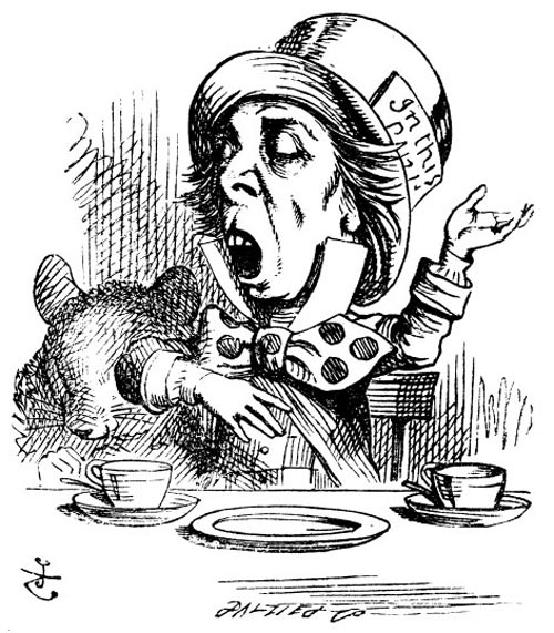 Джон Тенниел. «Болванщик». Иллюстрация к изданию 1865 года