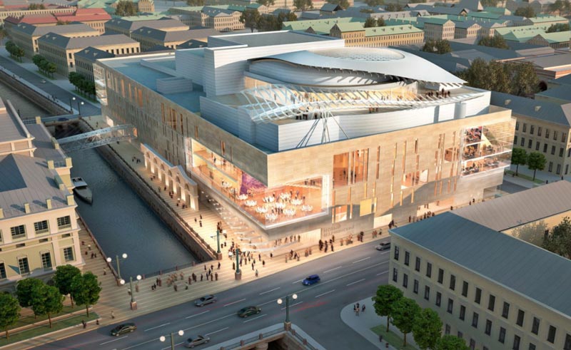 Проект нового здания Мариинского театра