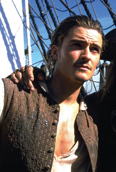 Орландо Блум в фильме «Пираты Карибского моря». 2003