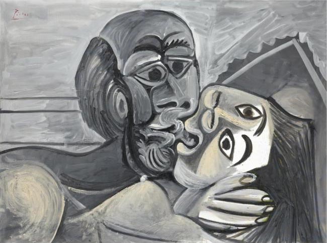 Пабло Пикассо. «Поцелуй». 1969