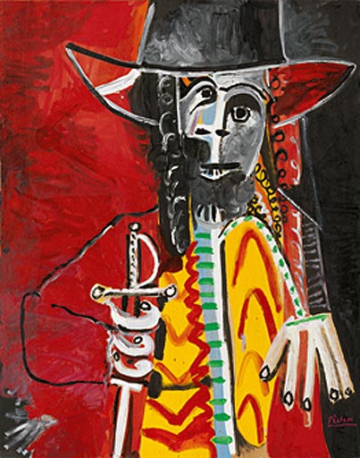 Пабло Пикассо. «Человек со шпагой». 1969