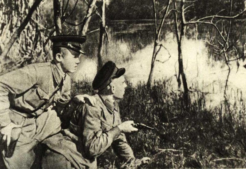 Пограничники на Западном острове Брестской крепости. 1941 - Amurec