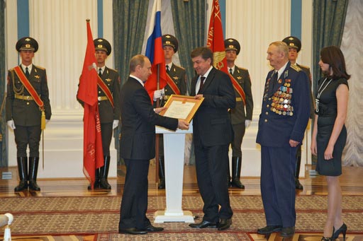 Владимир Путин и Сергей Колиух. Кремль, 6 мая 2008 года - Владимир Родионов