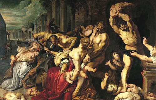  Питер Пауль Рубенс. Избиение младенцев.1609-1611 