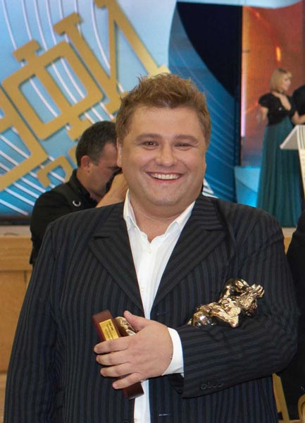 Сергей Майоров на церемонии награждения «Тэфи-2008»