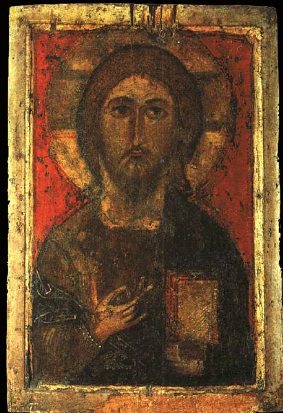 Икона Спас Вседержитель. XIV век