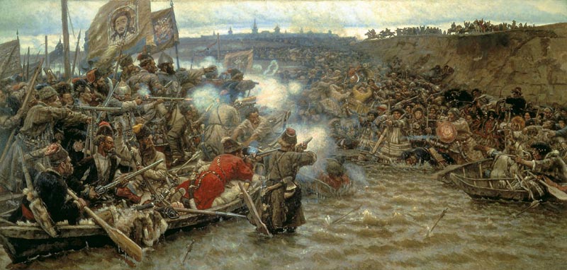 Василий Суриков. «Покорение Сибири Ермаком». 1895