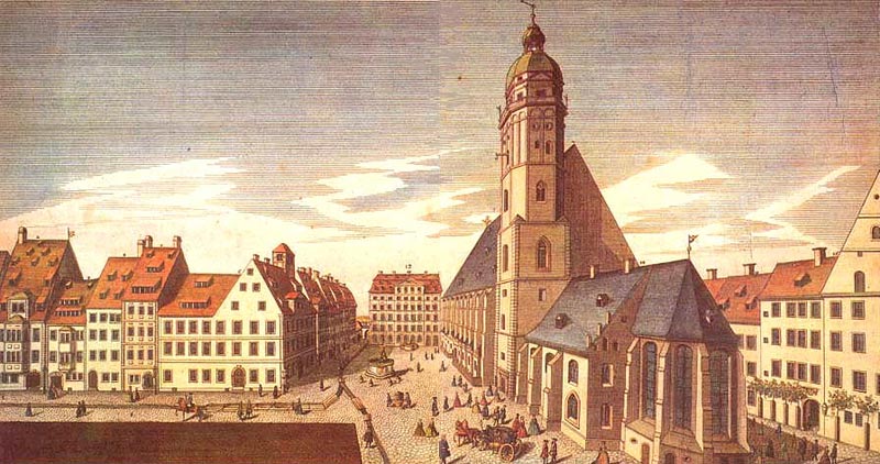 Церковь Св. Фомы в Лейпциге. 1735