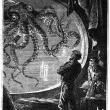 Альфонс де Невиль, Эдуар Риу. «Капитан Немо перед гигантским кальмаром». 1869