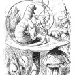 Джон Тенниел. «Алиса и Гусеница». Иллюстрация к изданию 1865 года
