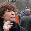 Евгения Альбац на Марше несогласных в Москве. 14 апреля 2007 года