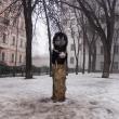В центре Киева поставили памятник главному герою из знаменитого мультфильма Юрия Норштейна «Ежик в тумане».