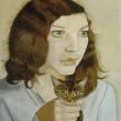Люсьен Фрейд. Девушка с котенком. 1947