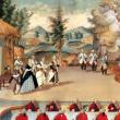 Представление оперы Гайдна L'incontro improvviso в замке князя Эстерхази. 1775