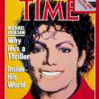 Портрет Майкла Джексона работы Энди Уорхола на обложке журнала Time. Март 1984 года