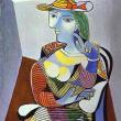 Пабло Пикассо. Сидящая женщина. Мария Тереза Вальтер. 1937