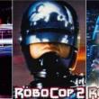Постеры трех фильмов о роботе-полицейском