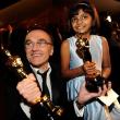 Дэнни Бойл и Рубина Али Курейши после вручения «Оскаров». 22 февраля 2009 года
